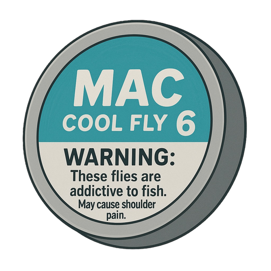 MAC FLIES “HOCKEY PUCK” STICKER